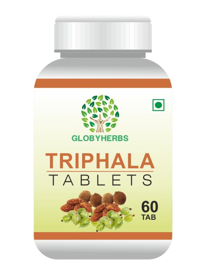 Triphala 60 Tablets - 100% Natural With Zero Side Effects