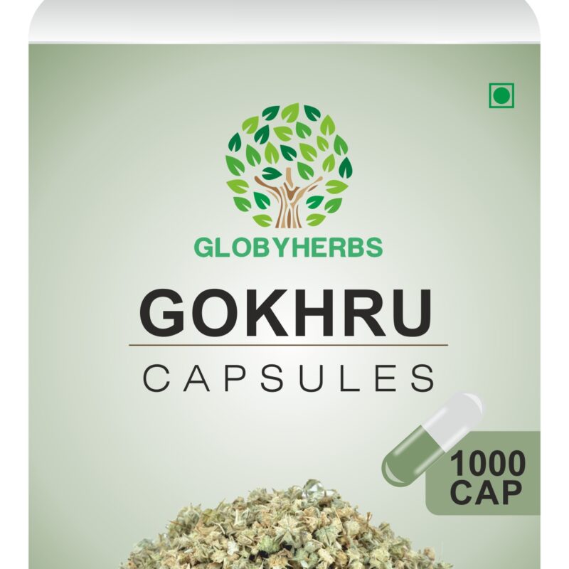 Globyherbs Gokhru 1000 Capsules - Pack Of 1