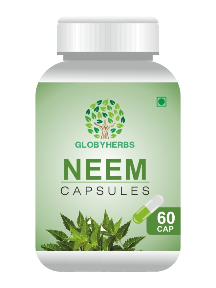 Neem 60 Capsule (Pack Of 1) || Helps in regulate blood sugar level & Supports Detoxification