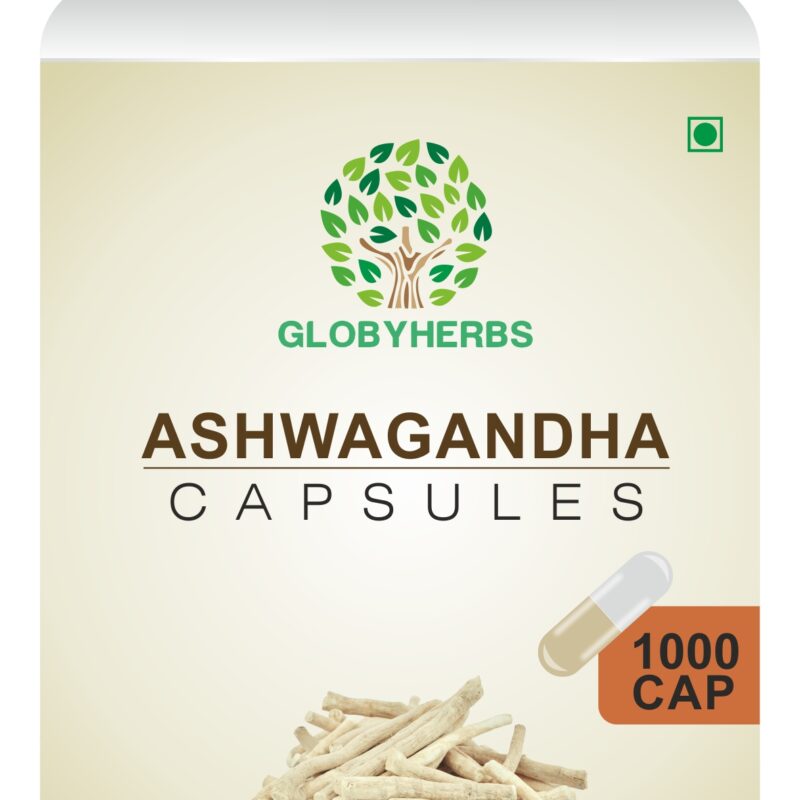 Ashwagandha Capsules - Pack Of 1000, With Goodness of Natural Extracts of Ashwagandha, Helps Boost Immunity and Useful for Natural Body Strength, Stress Buster