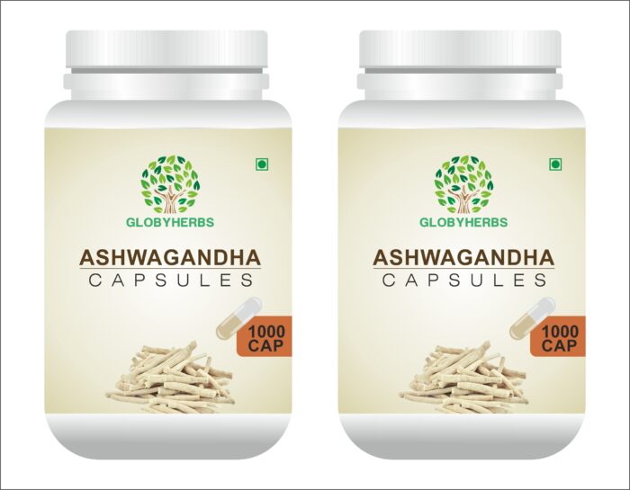 Ashwagandha Capsules - Pack Of 2 (1000 Capsules Each), With Goodness of Natural Extracts of Ashwagandha, Helps Boost Immunity, Stress Buster