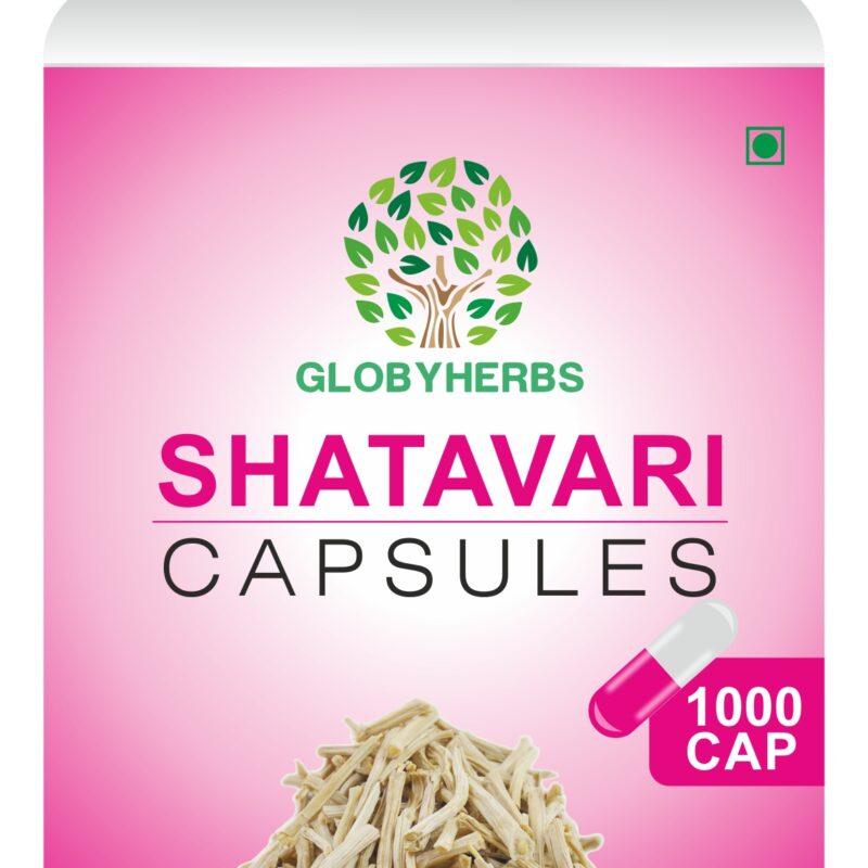 Globyherbs Shatavari Women's Wellness Tablets, Promotes lactation, 1000 Count