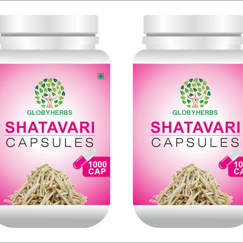Globyherbs Shatavari Women's Wellness Tablets, Promotes lactation, 1000 Count(Pack Of 2)