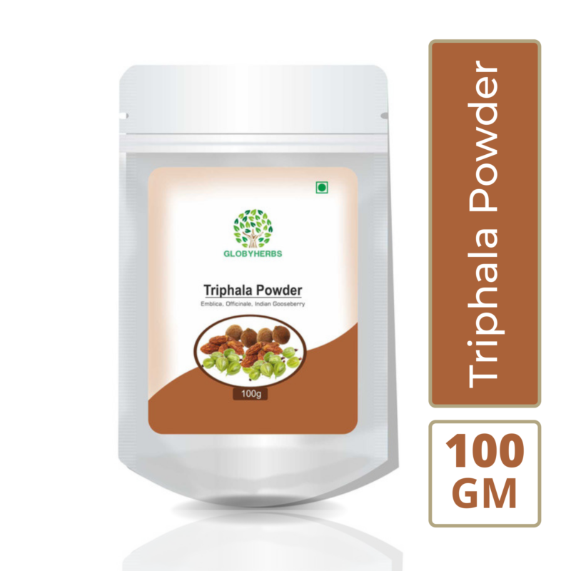 Triphala Powder/ Churna-100Grams | Helps Relieve Constipation | Quick Acidity & Gas Relief | Globyherbs