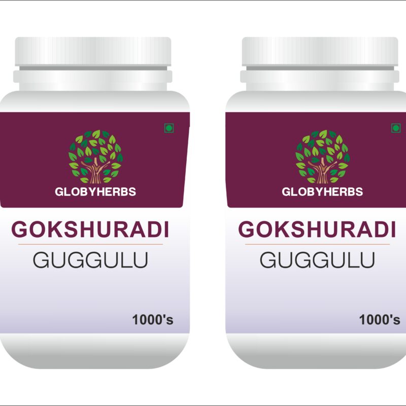 Gokshuradi Guggulu - 1000 Tablets(Pack Of 2) | Boosts Vitality & Stamina | Supports Gut Health