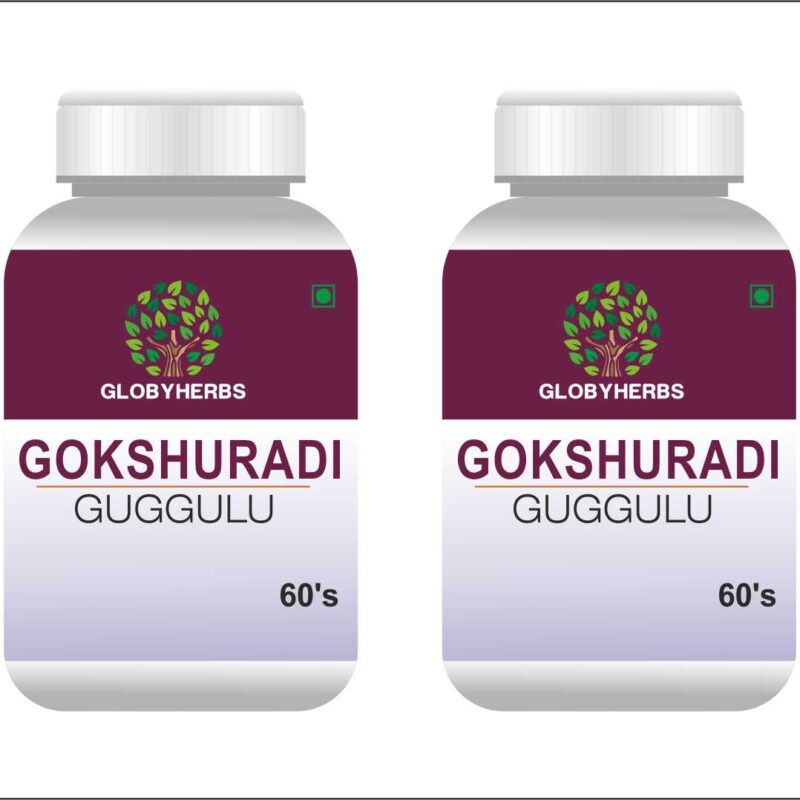 Gokshuradi Guggulu - 60 Tablets(Pack Of 2) | Boosts Vitality & Stamina | Supports Gut Health