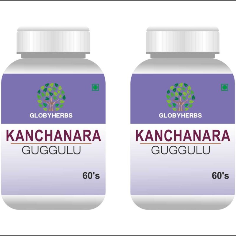 Kanchanar Guggulu 60 Tablets (Pack Of 2) | Ayurvedic formulation For Thyroid Problems & Weight Management