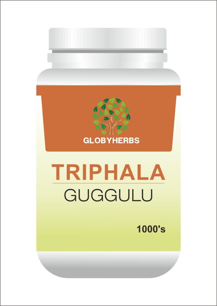 Triphala Guggulu 1000 Tablets | Supports Healthy Digestion | Improves Bowel Wellness| Relieves Constipation | Pure Herbs Used |100% Ayurvedic