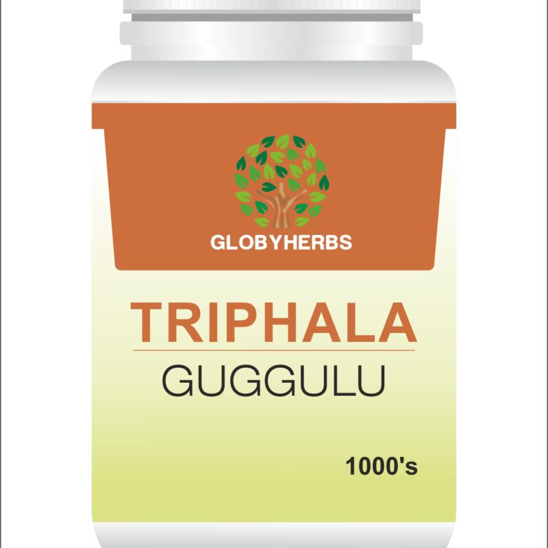 Triphala Guggulu 1000 Tablets | Supports Healthy Digestion | Improves Bowel Wellness| Relieves Constipation | Pure Herbs Used |100% Ayurvedic